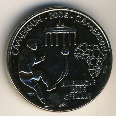 Cameroon., 1500 francs CFA, 2006