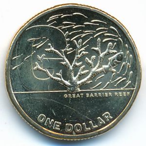 Australia, 1 dollar, 2021