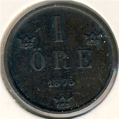 Швеция, 1 эре (1874–1877 г.)
