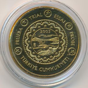 Turkey., 10 euro cent, 2003