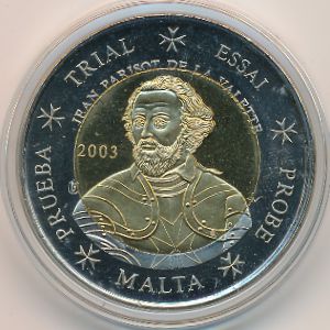 Мальта., 2 евро (2003 г.)