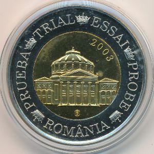 Румыния., 2 евро (2003 г.)