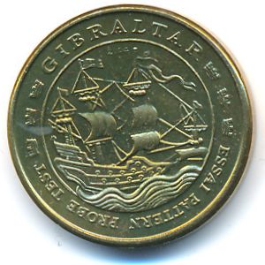 Гибралтар., 10 евроцентов (2004 г.)
