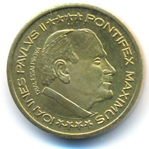 Vatican City., 10 euro cent, 2002