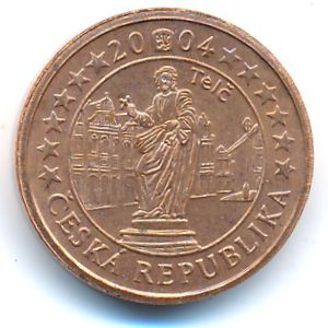 Czech., 2 euro cent, 2004