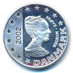 Дания., 50 евроцентов (2002 г.)