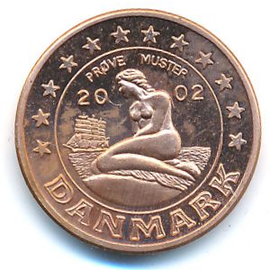 Denmark., 5 euro cent, 2002