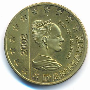 Denmark., 50 euro cent, 2002