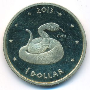 La Posta., 1 dollar, 2013