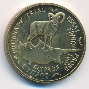 Cyprus., 10 euro cent, 2003