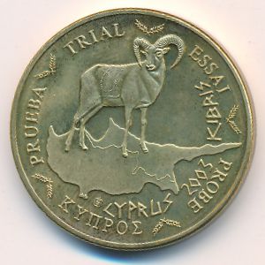 Cyprus., 50 euro cent, 2003