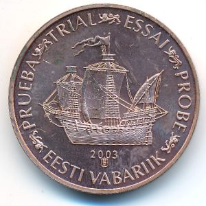 Estonia., 5 euro cent, 2003