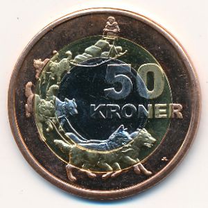 Greenland., 50 kroner, 2010