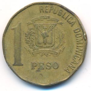 Доминиканская республика, 1 песо (1992 г.)