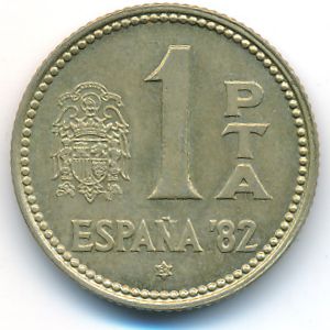 Испания, 1 песета (1980 г.)