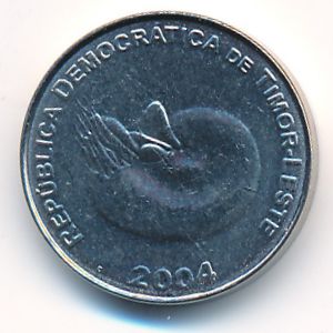 Восточный Тимор, 1 сентаво (2004 г.)