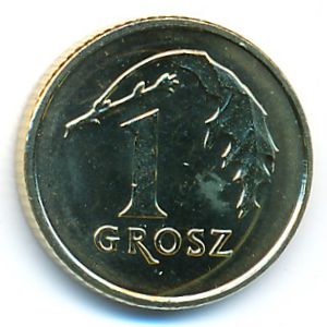 Poland, 1 grosz, 2021