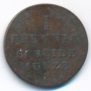 Hannover, 1 pfennig, 1831–1835