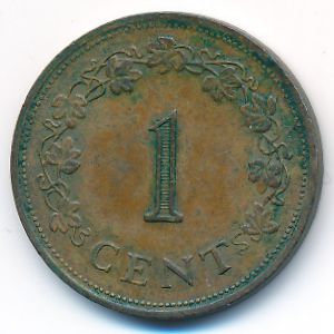 Malta, 1 cent, 1977