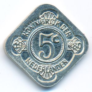 Нидерланды, 5 центов (1980 г.)