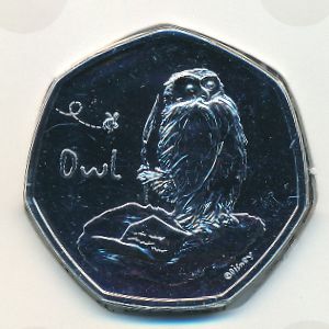 Great Britain, 50 pence, 2021