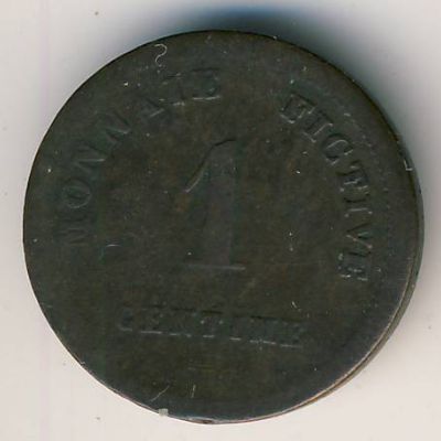 Ghent, 1 centime, 1833
