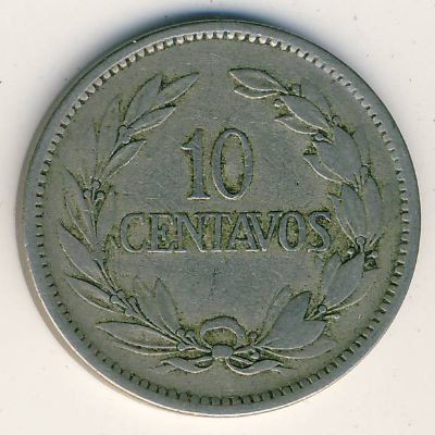 Эквадор, 10 сентаво (1919 г.)