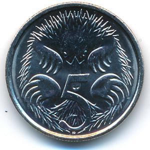 Australia, 5 cents, 2016