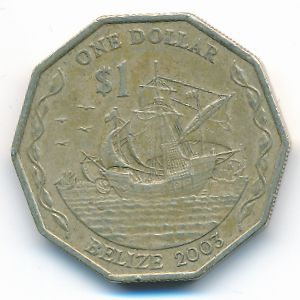 Белиз, 1 доллар (2003 г.)