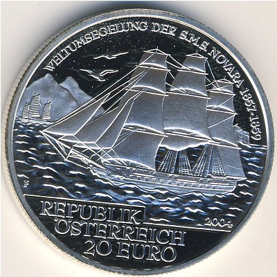 Австрия, 20 евро (2004 г.)
