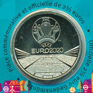Бельгия, 2 1/2 евро (2021 г.)