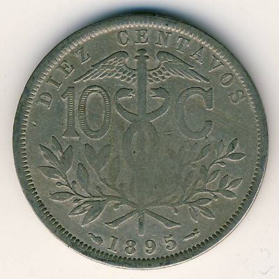 Боливия, 10 сентаво (1895 г.)