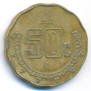 Мексика, 50 сентаво (1992 г.)