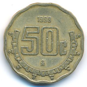 Мексика, 50 сентаво (1999 г.)