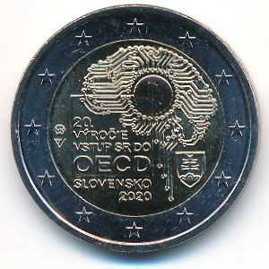 Slovakia, 2 euro, 2020