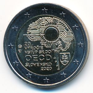 Slovakia, 2 euro, 2020