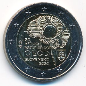 Slovakia, 2 euro, 2020