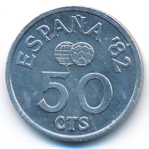 Испания, 50 сентимо (1980 г.)