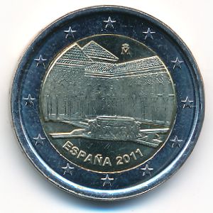 Испания, 2 евро (2011 г.)