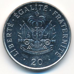 Haiti, 20 centimes, 1995