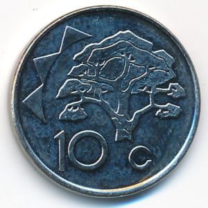 Namibia, 10 cents, 2012