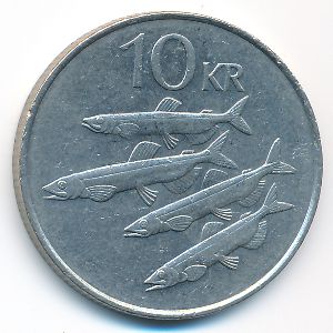 Исландия, 10 крон (1984 г.)