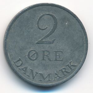 Denmark, 2 ore, 1963