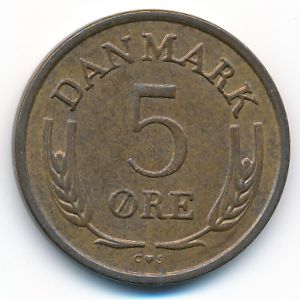 Дания, 5 эре (1968 г.)