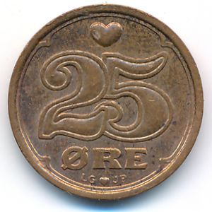 Дания, 25 эре (1999 г.)