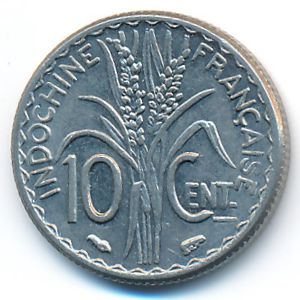 French Indo China, 10 cents, 1940