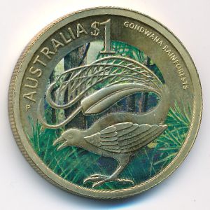 Australia, 1 dollar, 2011