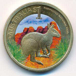 Australia, 1 dollar, 2011