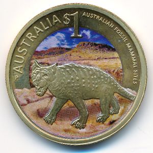 Australia, 1 dollar, 2011