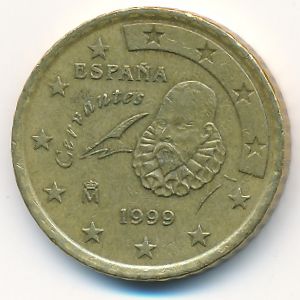 Spain, 50 euro cent, 1999